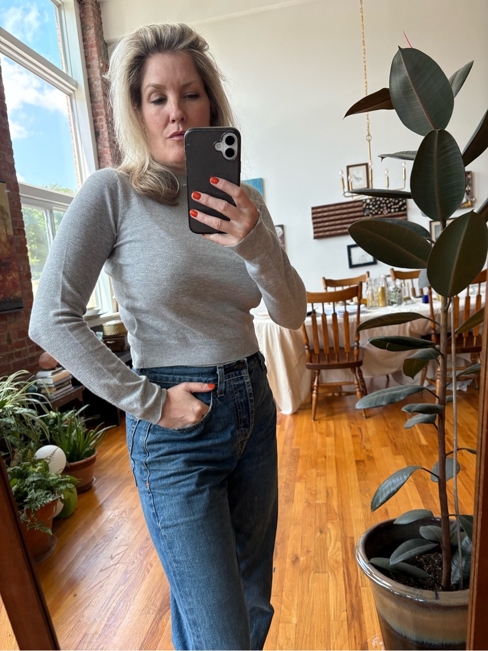 Sparrow for Anthro Cashmere Blend Crop Sweater